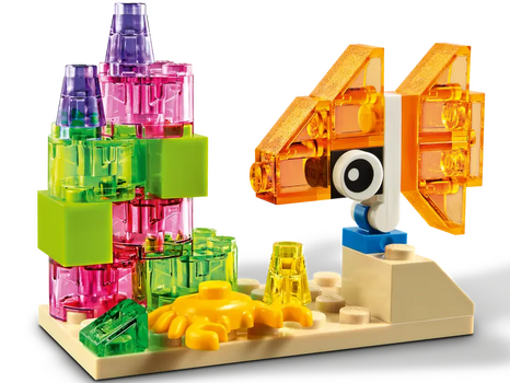 LEGO Classic 11013 Creative Transparent Bricks, 9 image