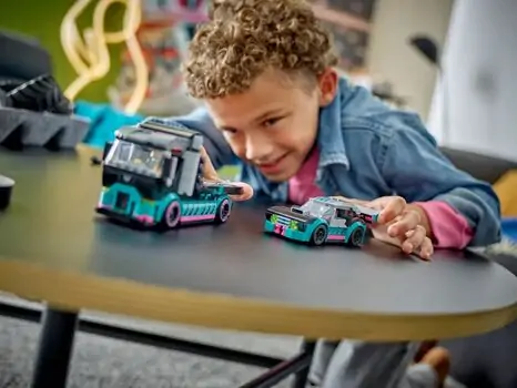 Lego City 60406 Race Car and Car Carrier Truck, 9 image