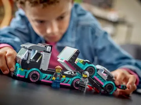 Lego City 60406 Race Car and Car Carrier Truck, 10 image