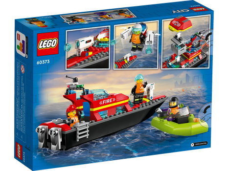 Lego City 60373 Fire Rescue Boat, 9 image