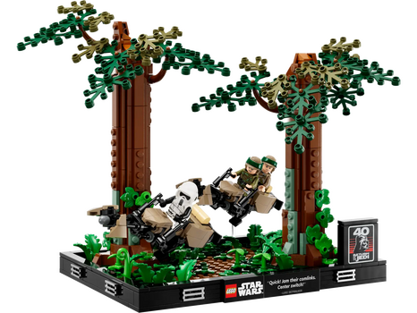 Lego Star Wars 75353 Endor Speeder Chase Diorama, 2 image