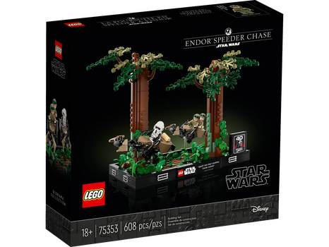 Lego Star Wars 75353 Endor Speeder Chase Diorama, 3 image