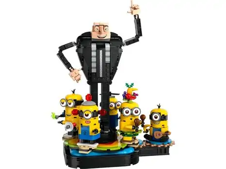 Lego Despicable Me 4 75582 Brick-Built Gru and Minions, 2 image