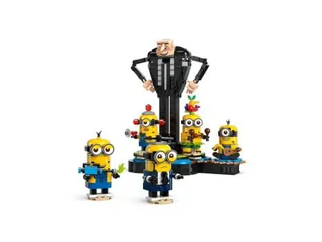 Lego Despicable Me 4 75582 Brick-Built Gru and Minions, 3 image