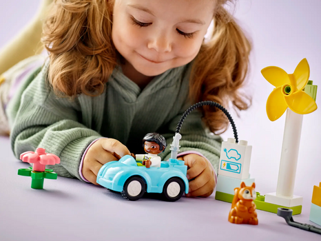 Lego Duplo 10985 Wind Turbine and Electric Car, 7 image