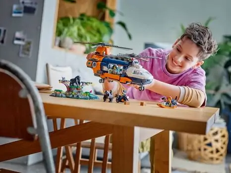 Lego City 60437 Jungle Explorer Helicopter at Base Camp, 9 image