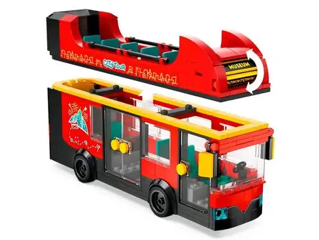 Lego City 60407 Red Double-Decker Sightseeing Bus, 4 image