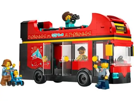 Lego City 60407 Red Double-Decker Sightseeing Bus, 2 image