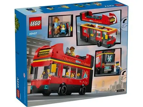 Lego City 60407 Red Double-Decker Sightseeing Bus, 8 image