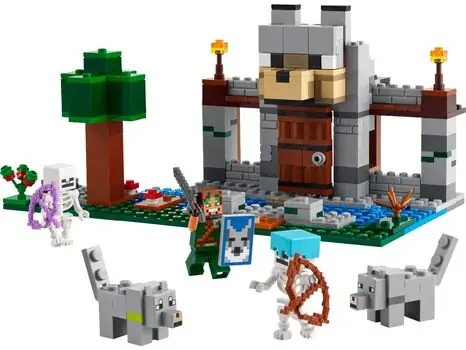 Lego Minecraft 21261 The Wolf Stronghold, 2 image