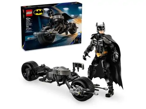 Lego Super Heroes 76273 Batman Construction Figure and the Bat-Pod Bike