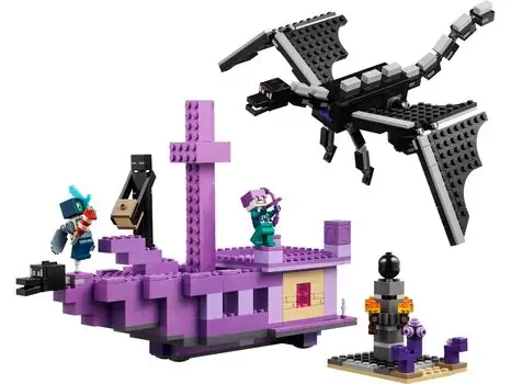 Lego Minecraft 21264 The Ender Dragon and End Ship