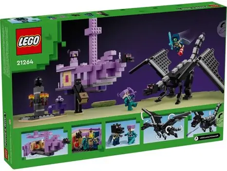 Lego Minecraft 21264 The Ender Dragon and End Ship, 6 image