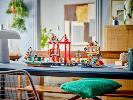 Lego City 60422 Seaside Harbor with Cargo Ship, 12 image