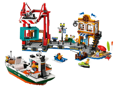 Lego City 60422 Seaside Harbor with Cargo Ship, 3 image