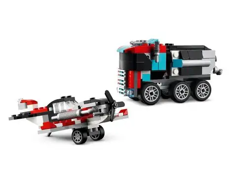 Lego Creator 31146 Flatbed Truck with Helicopter, 4 image