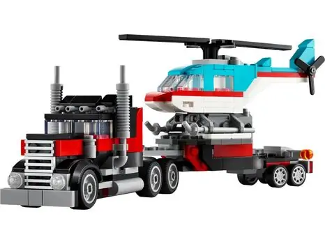 Lego Creator 31146 Flatbed Truck with Helicopter, 2 image