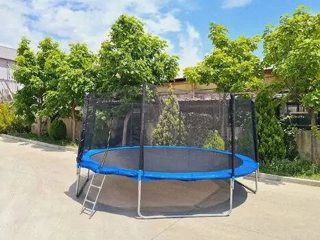 METAL & PLASTIC TRAMPOLINE 427cm  FT14  ბატუტი, 3 image