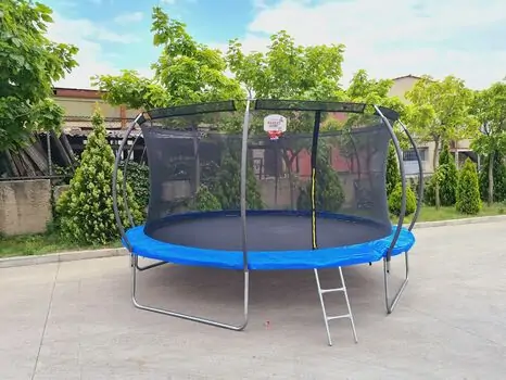 Metal & Plastic Trampoline 427cm 14FT - ბატუტი