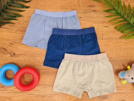 Cotton Blue And White Panties საბავშვო საცვლების კომპლექტი