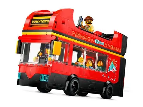 Lego City 60407 Red Double-Decker Sightseeing Bus, 3 image