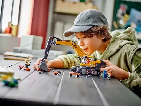 Lego City 60420 Yellow Construction Excavator, 8 image