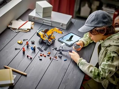 Lego City 60420 Yellow Construction Excavator, 10 image