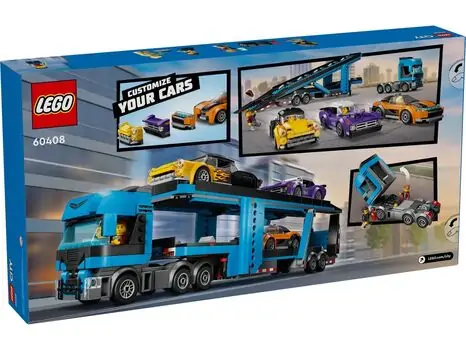 Lego City 60408 Car Transporter Truck with Sports Cars, 7 image