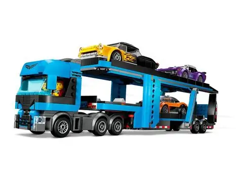 Lego City 60408 Car Transporter Truck with Sports Cars, 3 image