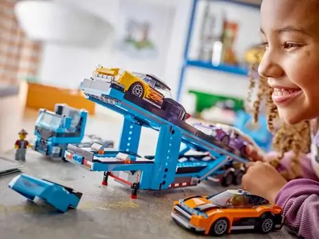 Lego City 60408 Car Transporter Truck with Sports Cars, 9 image