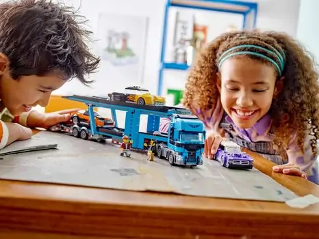 Lego City 60408 Car Transporter Truck with Sports Cars, 8 image