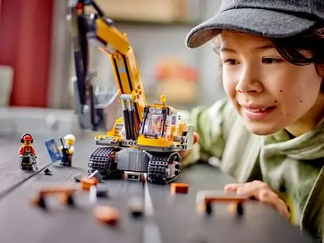 Lego City 60420 Yellow Construction Excavator, 9 image