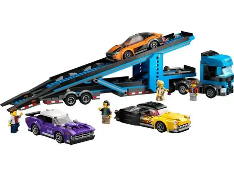 Lego City 60408 Car Transporter Truck with Sports Cars, 2 image