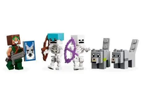 Lego Minecraft 21261 The Wolf Stronghold, 5 image