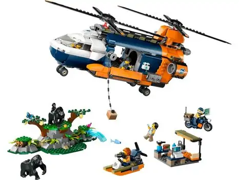 Lego City 60437 Jungle Explorer Helicopter at Base Camp, 2 image