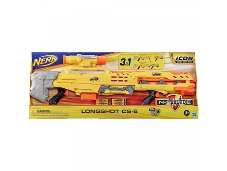 Hasbro Nerf E8886 ICON Series N-strike Longshot - სათამაშო თოფი, 5 image