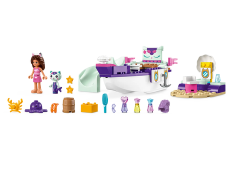 Lego Gabbys Dolhouse 10786 Gabby & MerCat's Ship & Spa, 4 image