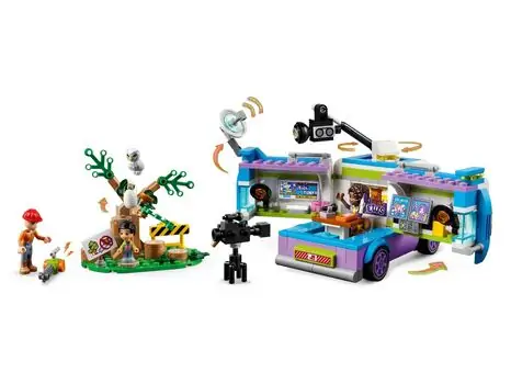 Lego Friends 41749 Newsroom Van, 4 image