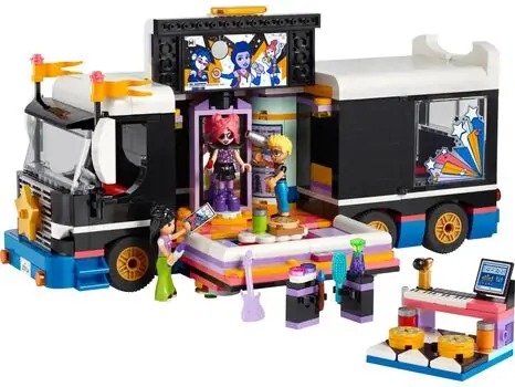 Lego Friends 42619 Pop Star Music Tour Bus, 2 image