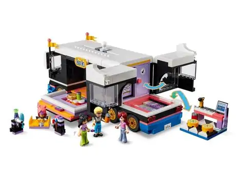 Lego Friends 42619 Pop Star Music Tour Bus, 3 image