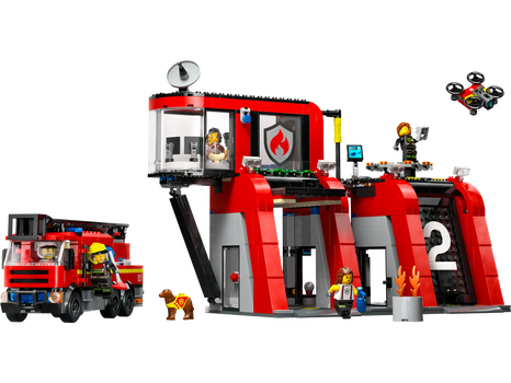 Lego City 60414 Fire Station with Fire Truck, 2 image