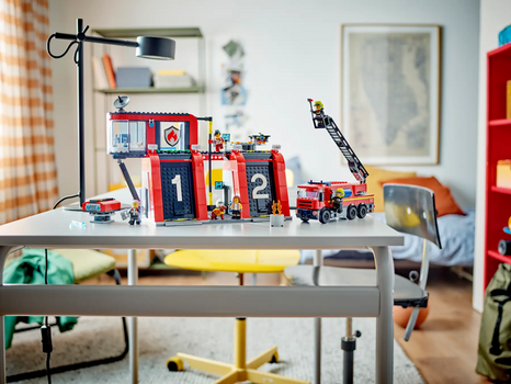 Lego City 60414 Fire Station with Fire Truck, 7 image