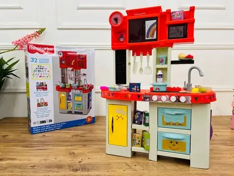 Fisher Price Large Kitchen - ფუნქციური სათამაშო სამზარეულო, 5 image