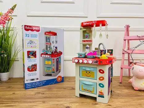 Fisher Price Kitchen - ფუნქციური სათამაშო სამზარეულო, 2 image