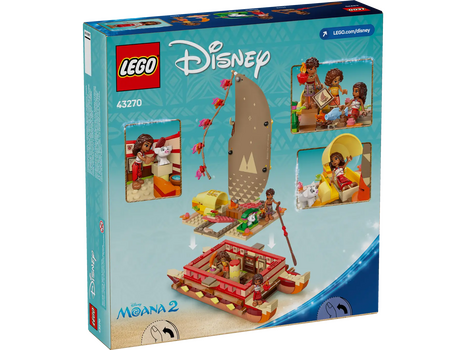 LEGO Disney 43270 Moana's Adventure Canoe, 3 image