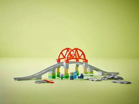 Lego Duplo 10426 Train Bridge and Tracks Expansion Set, 9 image