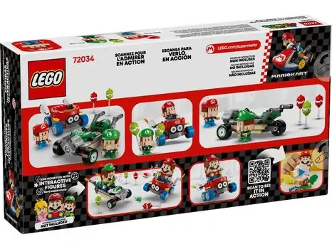 Lego Super Mario 72034 Mario Kart™ – Baby Mario vs. Baby Luigi, 10 image
