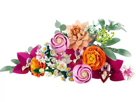 Lego Botanical Collection 10342 Pretty Pink Flower Bouquet, 3 image
