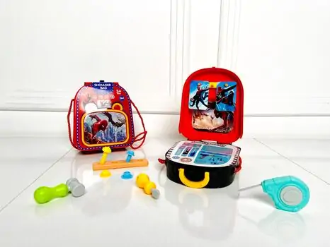 SPIDER MAN TOOL SHOULDER BAG 1853-P7 სათამაშო ინსტრუმენტების ნაკრები, 2 image