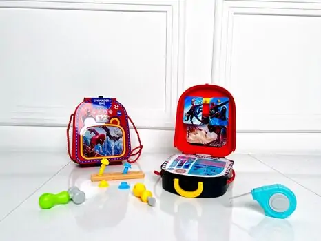 SPIDER MAN TOOL SHOULDER BAG 1853-P7 სათამაშო ინსტრუმენტების ნაკრები, 3 image